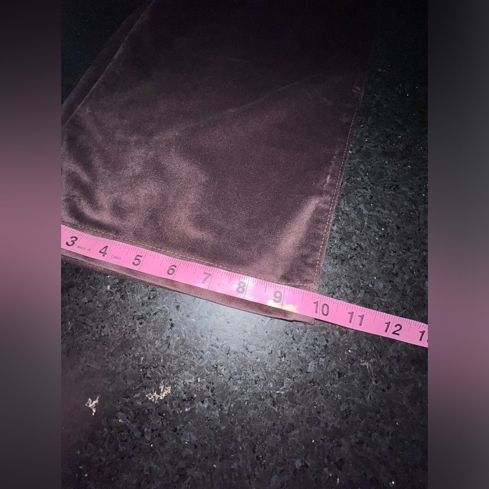 🎉HOST PICK🎉 NWT LEVI’S PLUM VELVET WIDE LEG BAGGY LEG PANTS SZ 25x31 - Picture 13 of 13